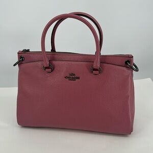 Lightly worn Pink Rose Coach Handbag/Crossbody